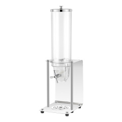 3.5L Round Single Cereal Dispenser with Stainless Steel Back Plate Stand
