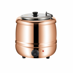 10L Stainless steel Drum Shape Electric Soup Warmer