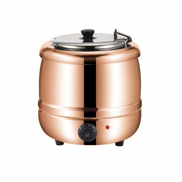 10L Stainless steel Drum Shape Electric Soup Warmer