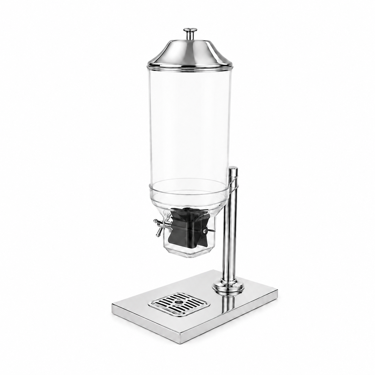 7L Round Single Cereal Dispenser with Stainless Steel Stand