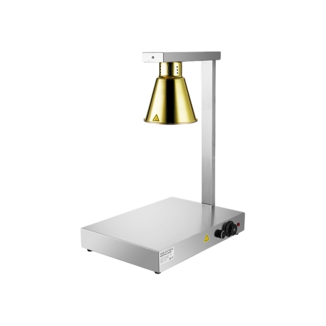 Single Head Food Heat Lamp with Heated Base Mechanical Control
