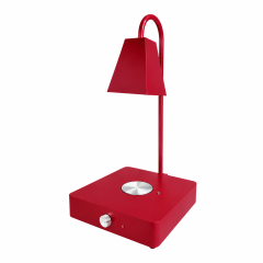Single Side Tube Square Shade Food Heat Lamp with Heated Square Base Mechanical Control