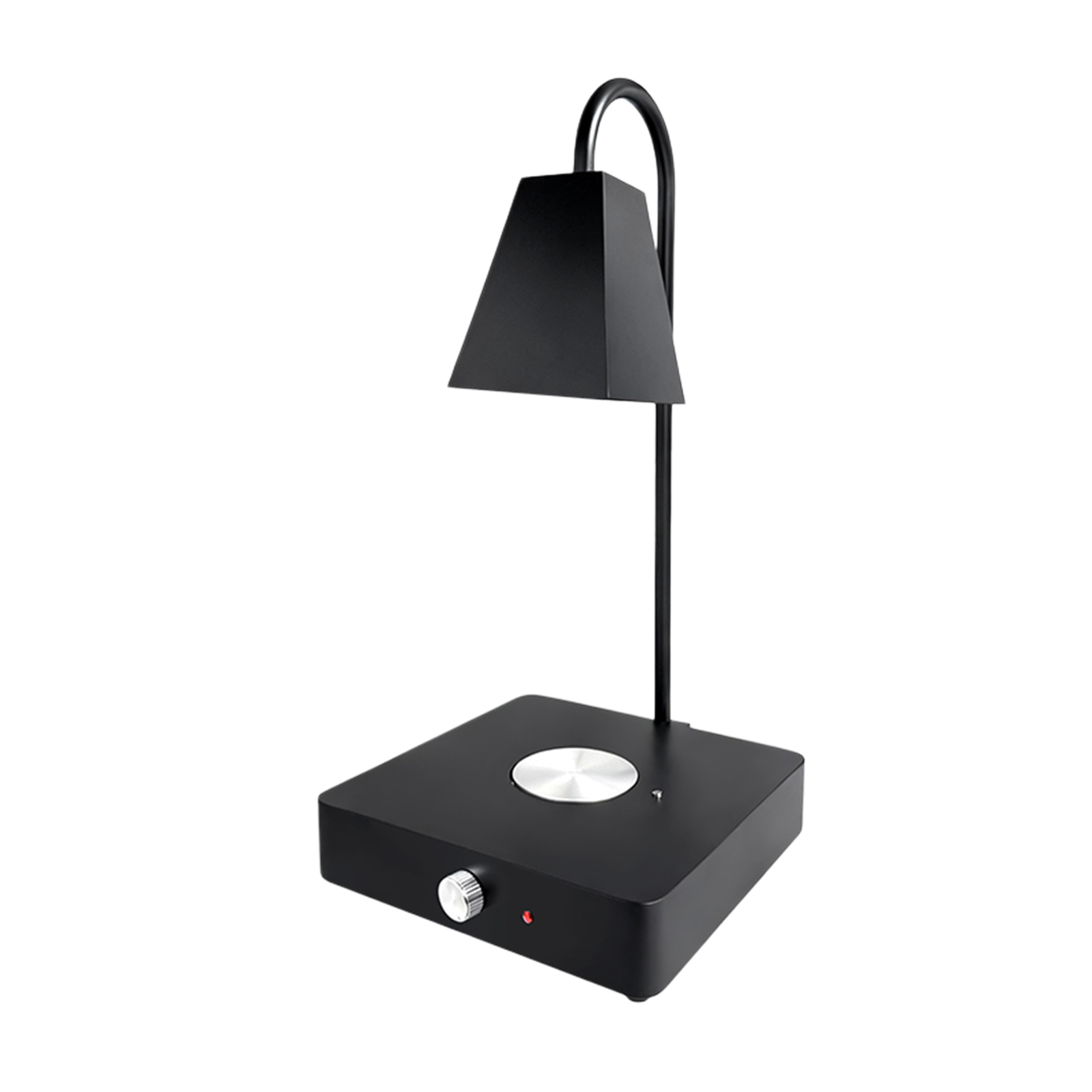 Single Side Tube Square Shade Food Heat Lamp with Heated Square Base Mechanical Control