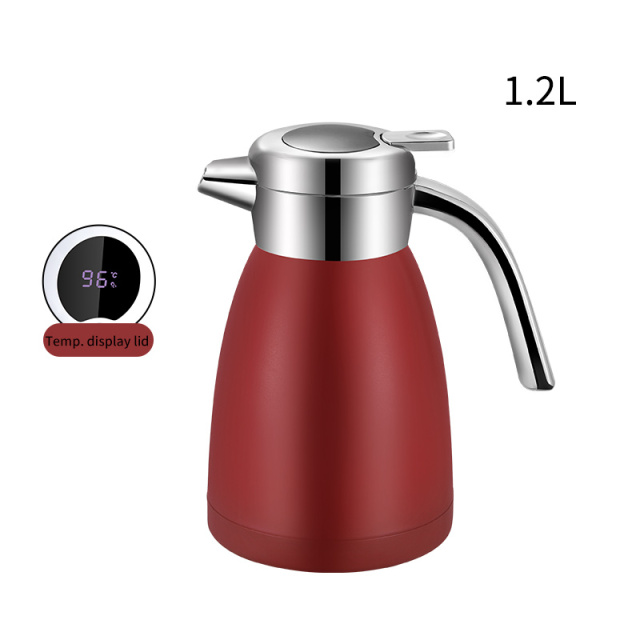 1.2L Stainless Steel Temperature Display Vacuum Flask