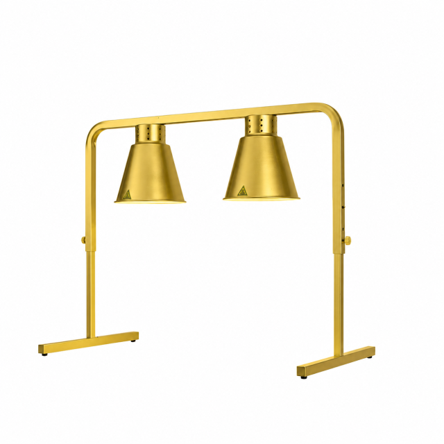 Double Head Adjustable Stand Food Heat Lamp with Adjustable Stand