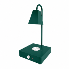 Single Side Tube Square Shade Food Heat Lamp with Heated Square Base Mechanical Control