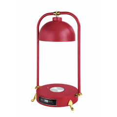 Double Side Tube Round Shade Food Heat Lamp with Heated Round Base Digital Control
