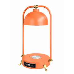 Double Side Tube Round Shade Food Heat Lamp with Heated Round Base Digital Control