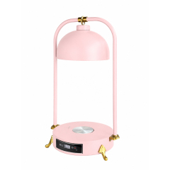 Double Side Tube Round Shade Food Heat Lamp with Heated Round Base Digital Control