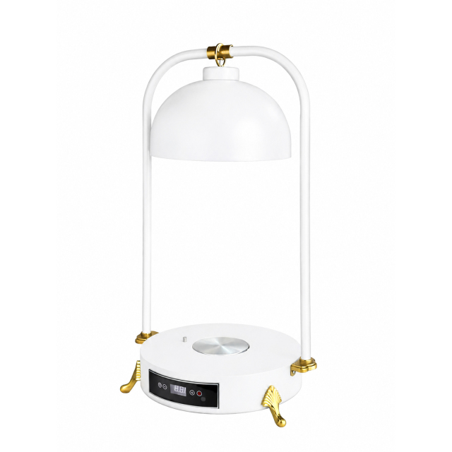Double Side Tube Round Shade Food Heat Lamp with Heated Round Base Digital Control