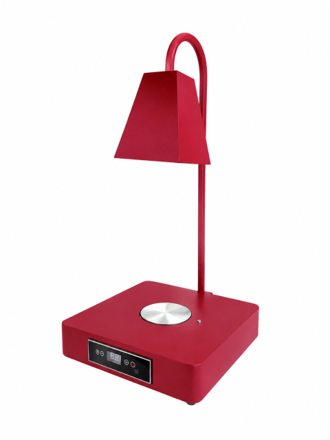Single Side Tube Square Shade Food Heat Lamp with Heated Square Base Digital Control