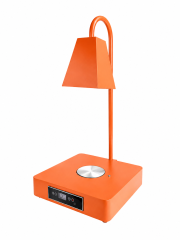 Single Side Tube Square Shade Food Heat Lamp with Heated Square Base Digital Control