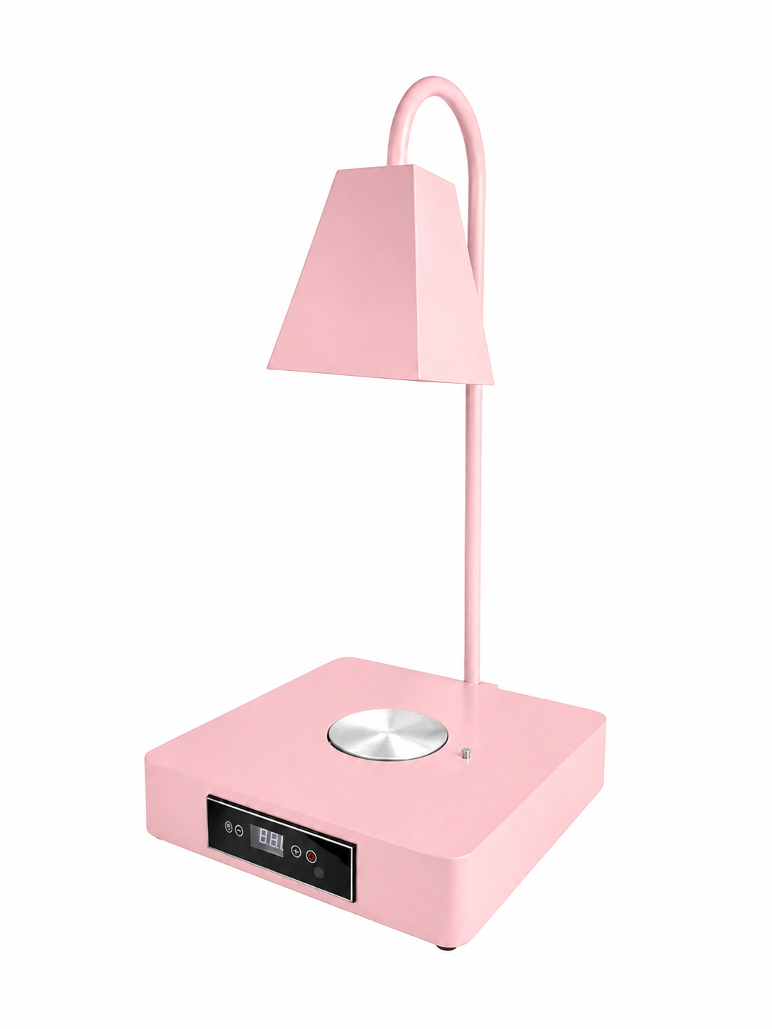 Single Side Tube Square Shade Food Heat Lamp with Heated Square Base Digital Control