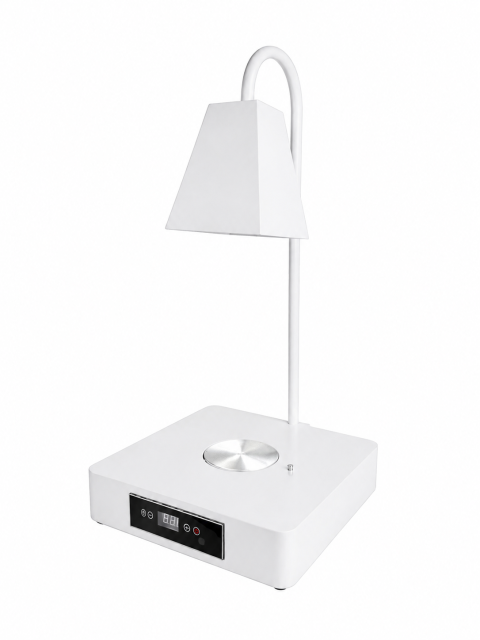 Single Side Tube Square Shade Food Heat Lamp with Heated Square Base Digital Control