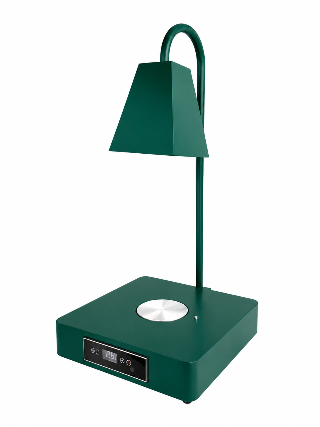 Single Side Tube Square Shade Food Heat Lamp with Heated Square Base Digital Control