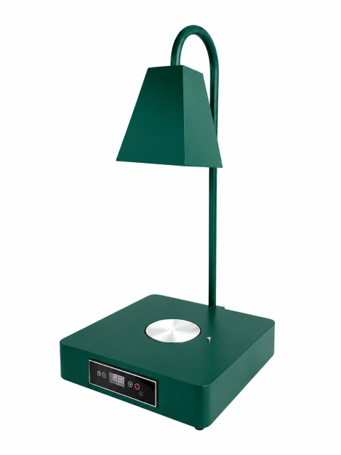Single Side Tube Square Shade Food Heat Lamp with Heated Square Base Digital Control