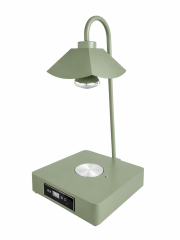 Single Side Tube Lotus Shade Food Heat Lamp with Heated Square Base Digital Control