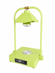 Double Side Tube Lotus Shade Food Heat Lamp with Heated Square Base Digital Control