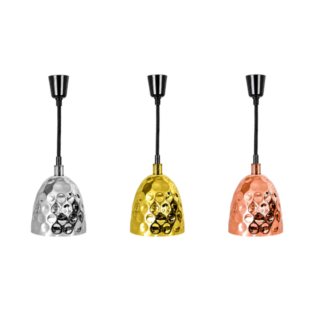 240mm Hammered Pendant Food Heat Lamp