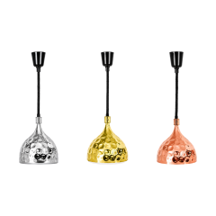 280mm Hammered Pendant Food Heat Lamp