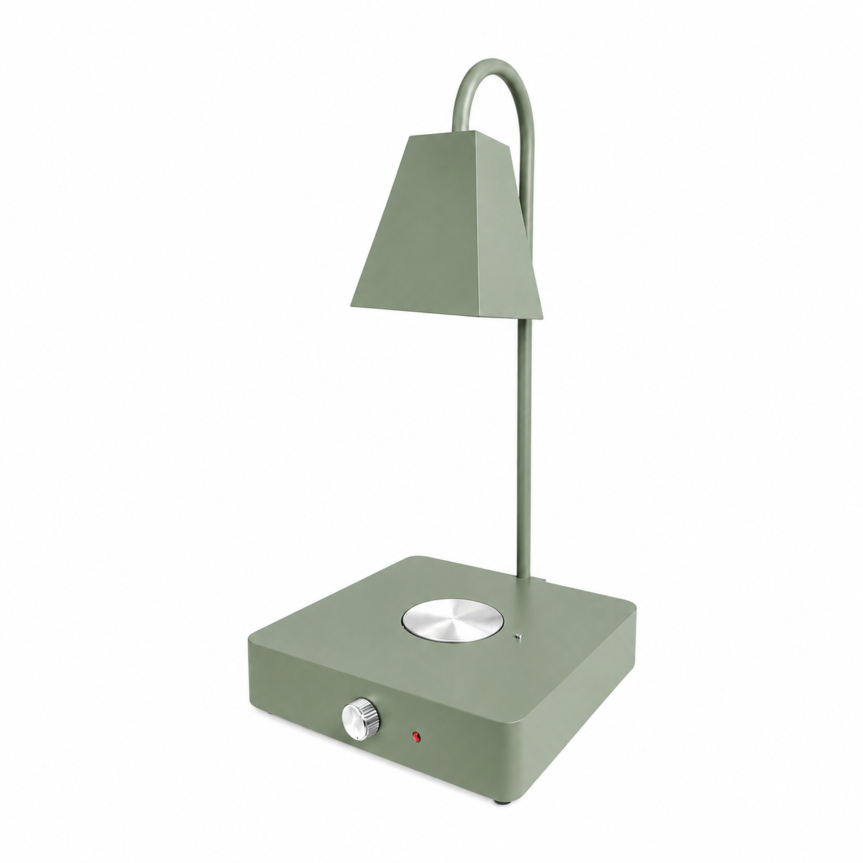 Single Side Tube Square Shade Food Heat Lamp with Heated Square Base Mechanical Control