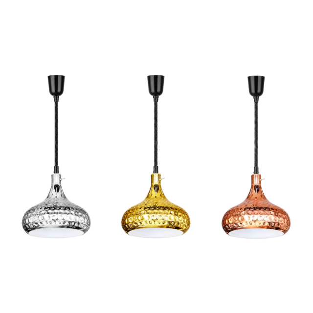 300mm Hammered Pendant Food Heat Lamp