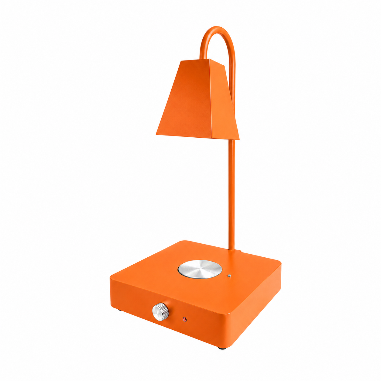 Single Side Tube Square Shade Food Heat Lamp with Heated Square Base Mechanical Control