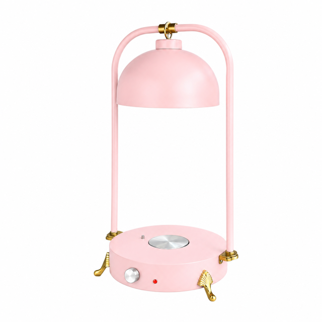 Double Side Tube Round Shade Food Heat Lamp with Heated Round Base Mechanical Control