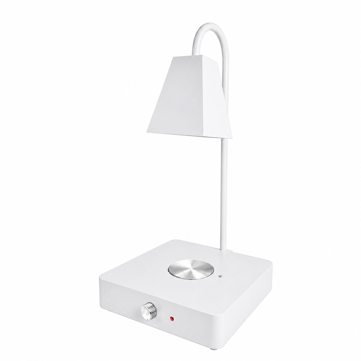 Single Side Tube Square Shade Food Heat Lamp with Heated Square Base Mechanical Control