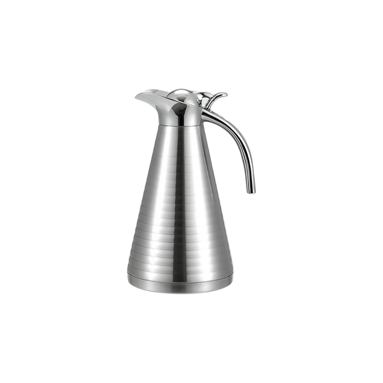 Stainless Steel Slanted Body Threaded Vacuum Flask