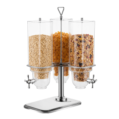 YT-RCD3A Triple Head Round 3.5L / Square 5L Rotary Cereal Dispenser