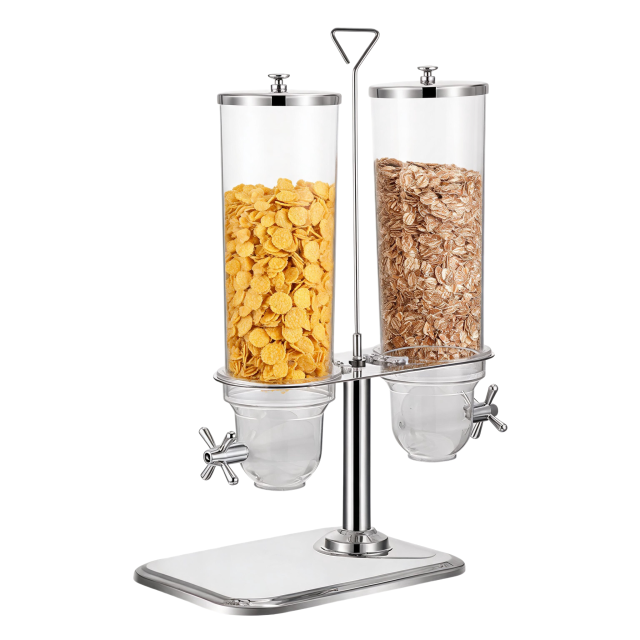 YT-RCD2A Double Head Round 3.5L / Square 5L Rotary Cereal Dispenser