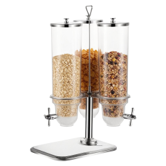 YT-RCD3A Triple Head Round 3.5L / Square 5L Rotary Cereal Dispenser