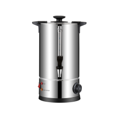 Double Wall Stainless Steel Water Boiler with N Shape Water Gauge and A Rotary Lock Lid