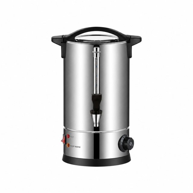Double Wall Stainless Steel Water Boiler with N Shape Water Gauge and B Rotary Lock Lid