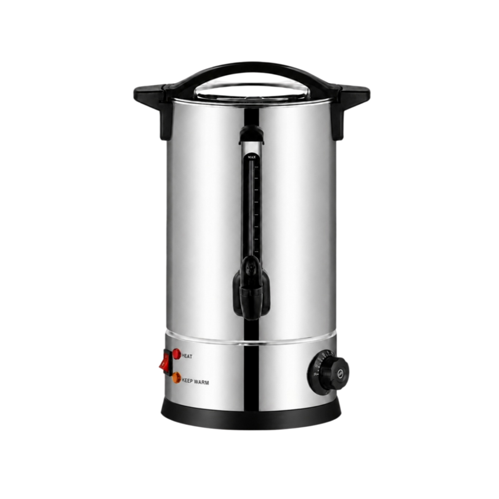 Double Wall Stainless Steel Water Boiler with M Shape Water Gauge and B Rotary Lock Lid