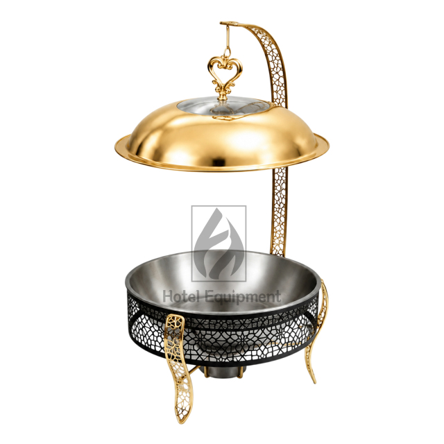 8L Luxury Three-Leg Visible Lid Hanging Chafing Dish