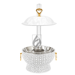 8L Luxury Embossed Pumpkin Lid Hanging Chafing Dish
