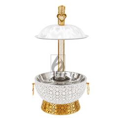 8L Luxury Embossed Pumpkin Lid Hanging Chafing Dish