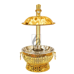 8L Luxury Embossed Pumpkin Lid Hanging Chafing Dish