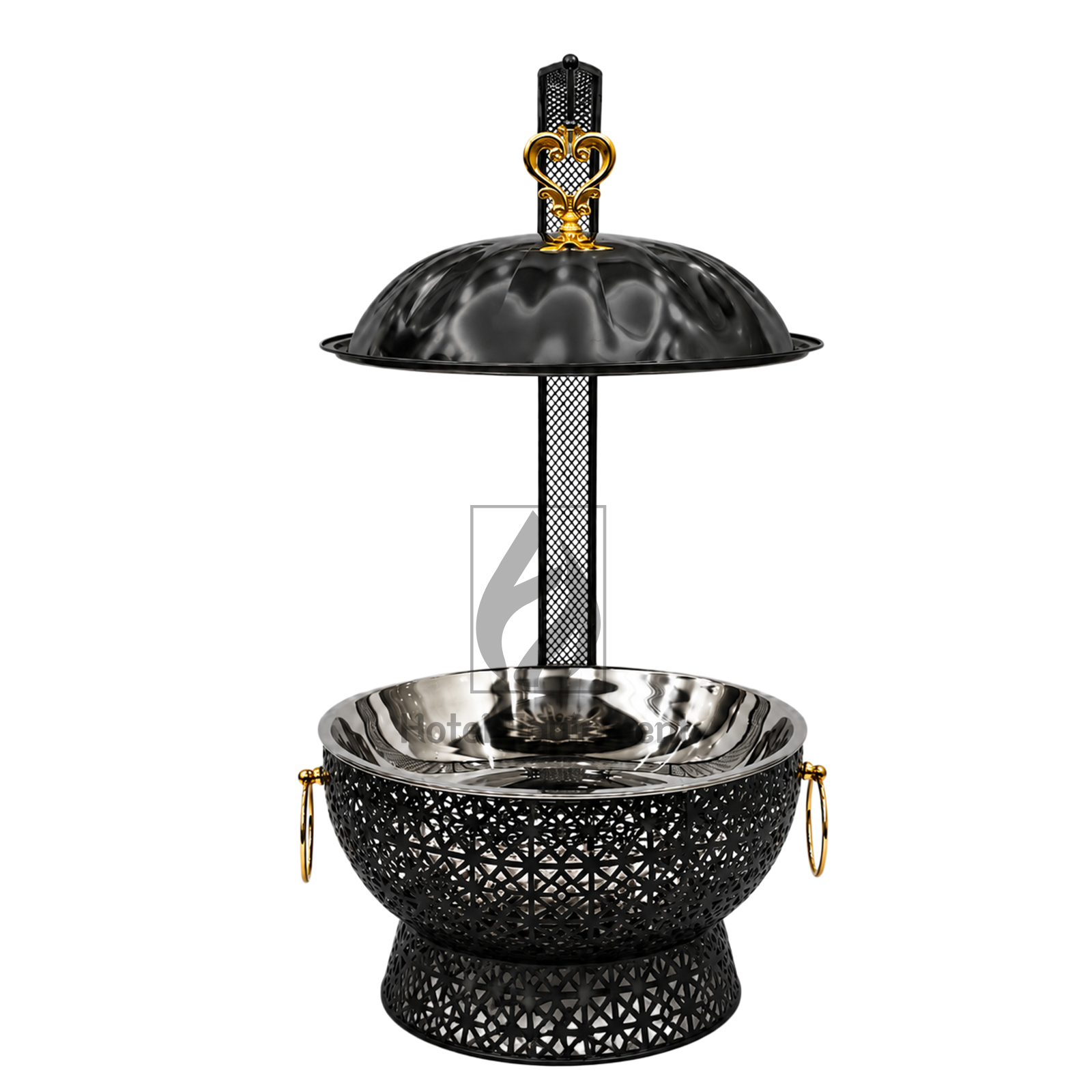8L Luxury Embossed Pumpkin Lid Hanging Chafing Dish