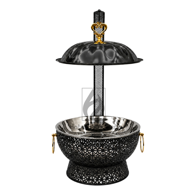 8L Luxury Embossed Pumpkin Lid Hanging Chafing Dish