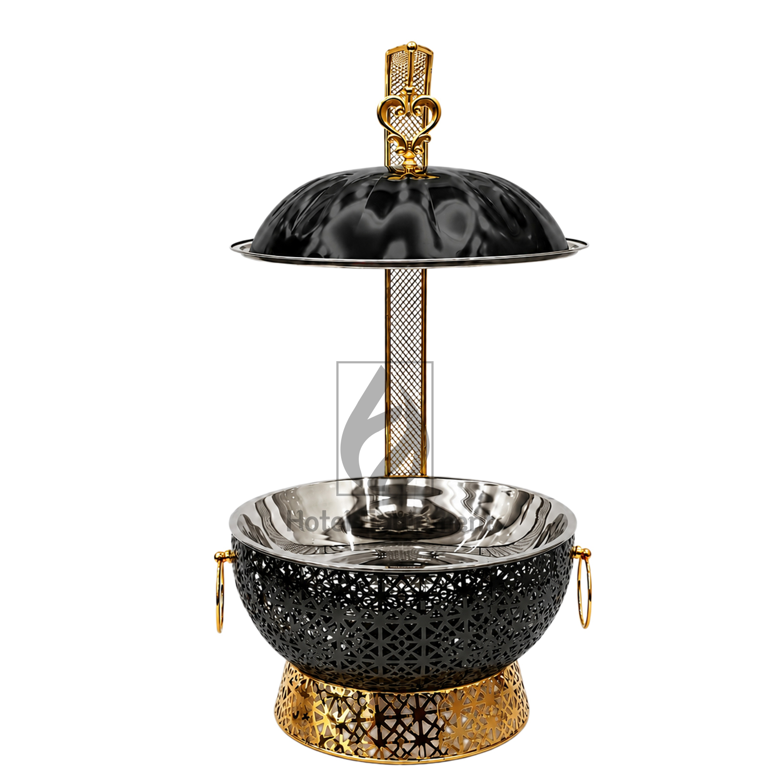 8L Luxury Embossed Pumpkin Lid Hanging Chafing Dish