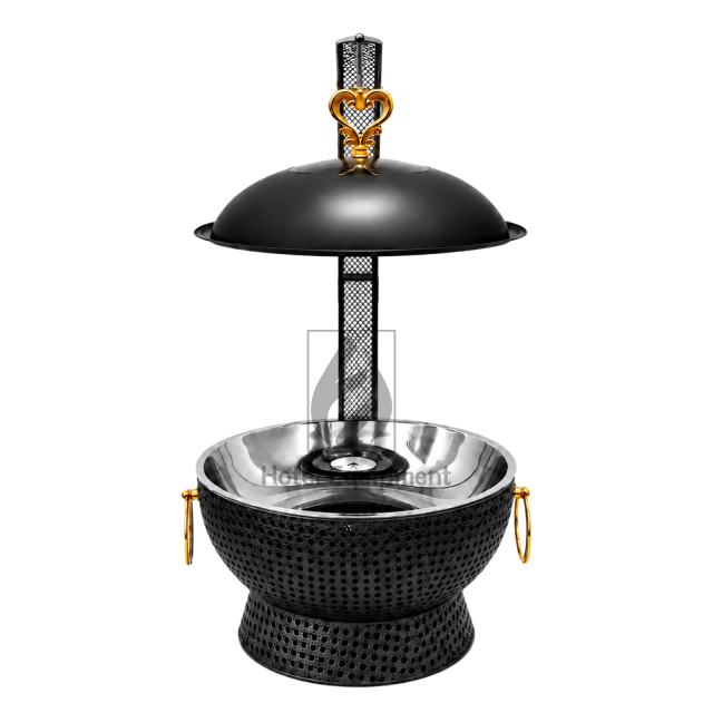 8L Luxury Peanut Pattern Visible Lid Hanging Chafing Dish