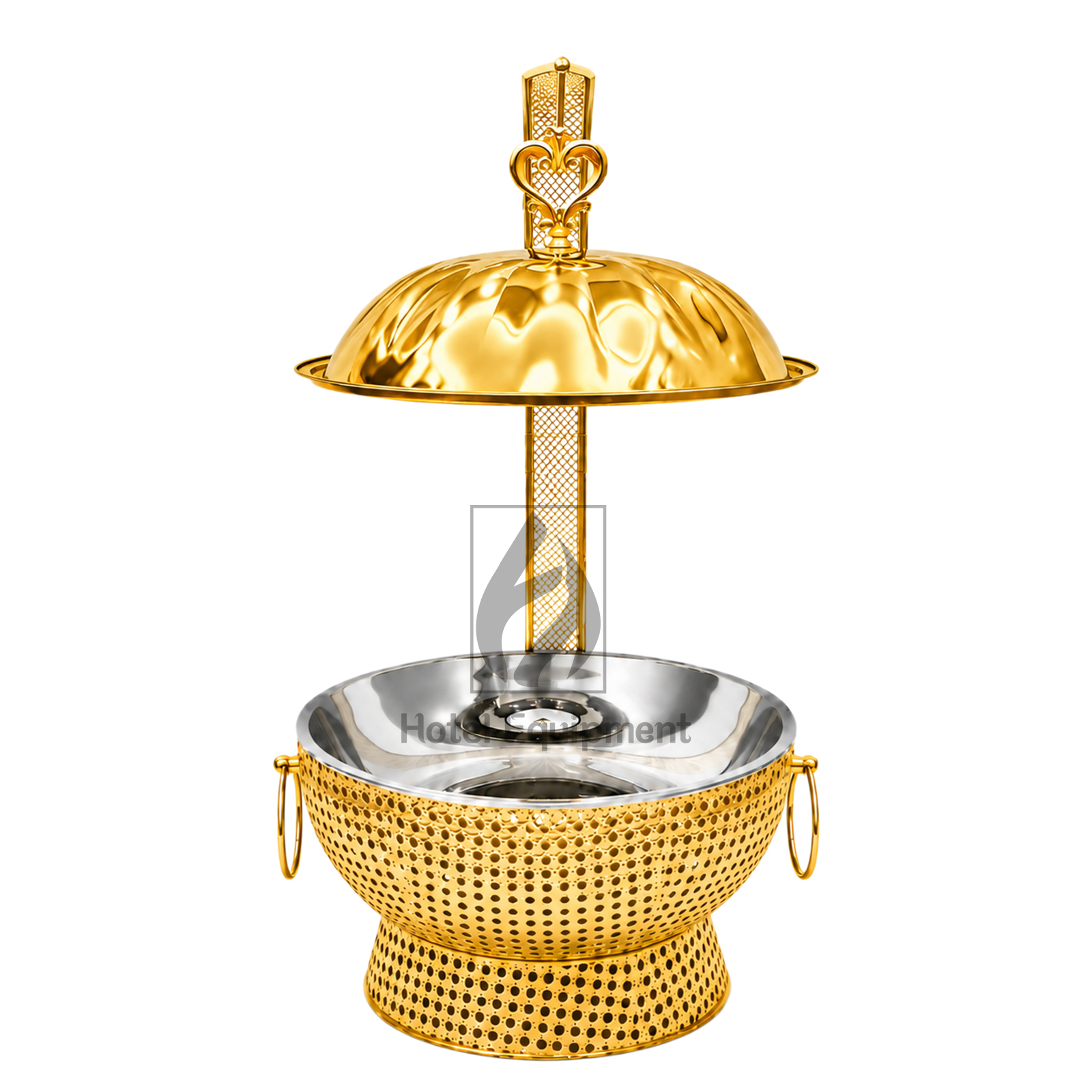 8L Luxury Peanut Pattern Pumpkin Lid Hanging Chafing Dish