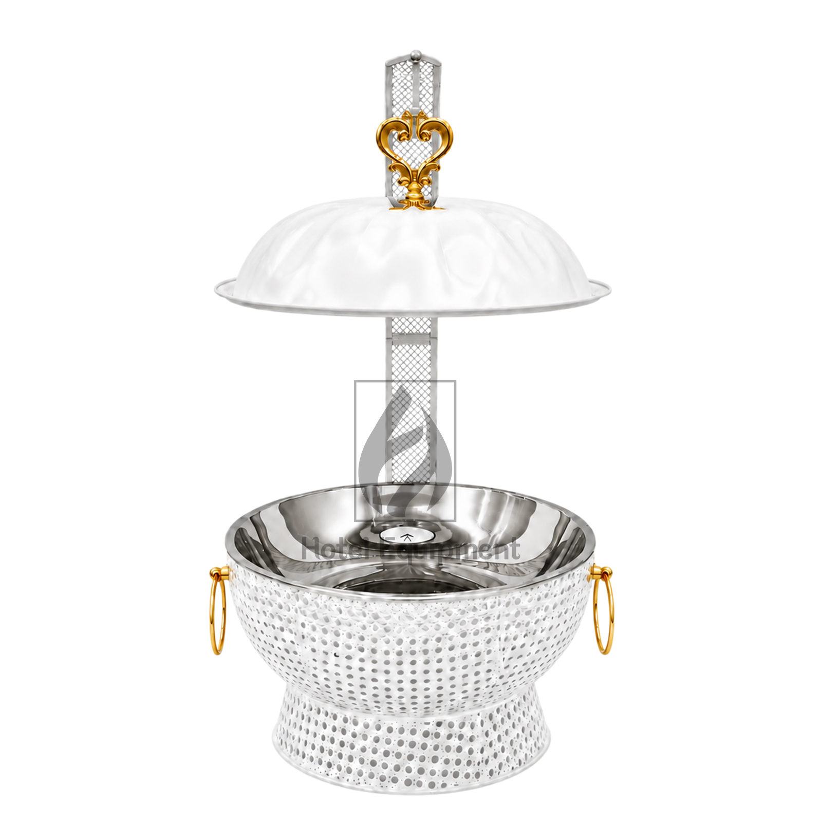 8L Luxury Peanut Pattern Pumpkin Lid Hanging Chafing Dish