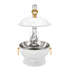 8L Luxury Peanut Pattern Pumpkin Lid Hanging Chafing Dish