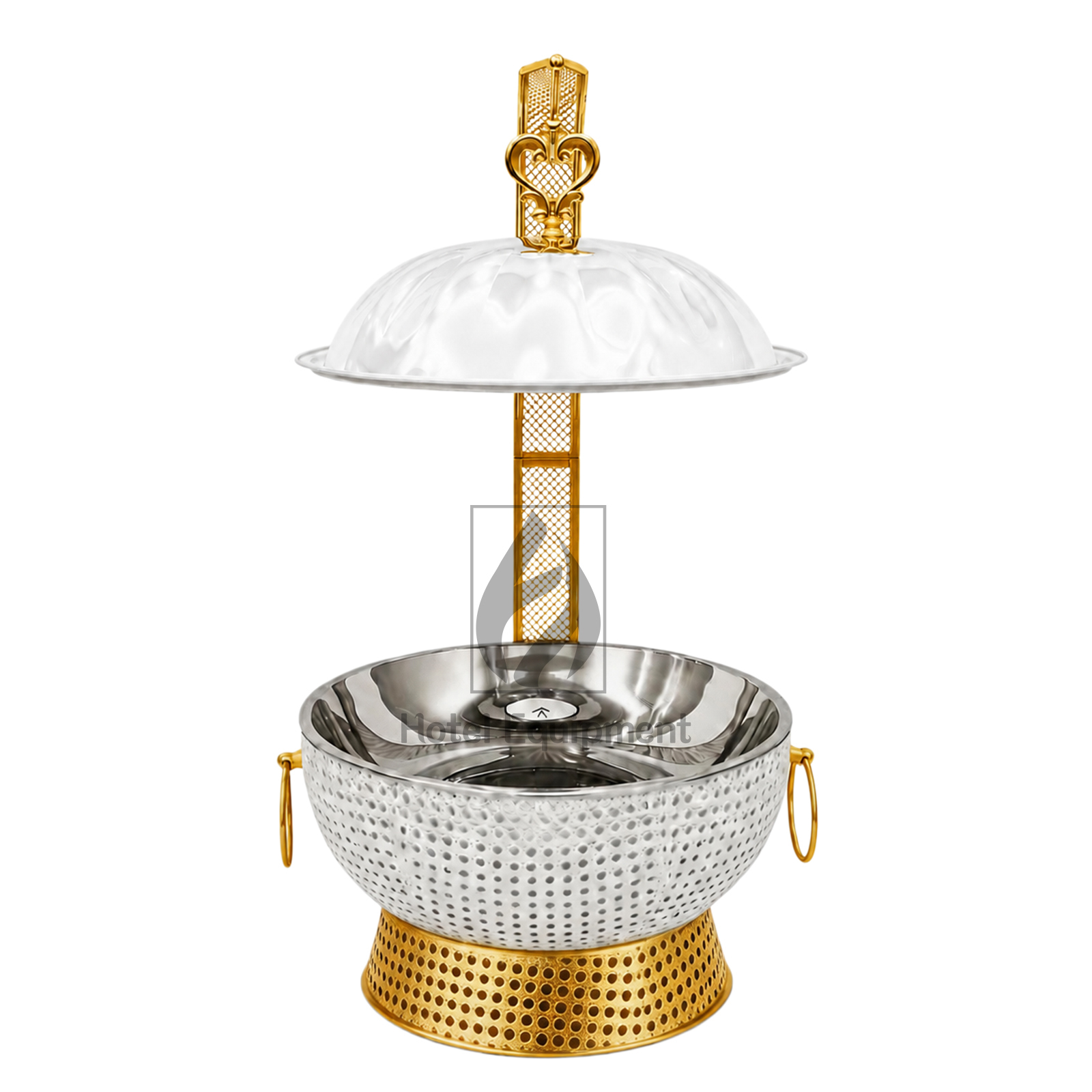 8L Luxury Peanut Pattern Pumpkin Lid Hanging Chafing Dish