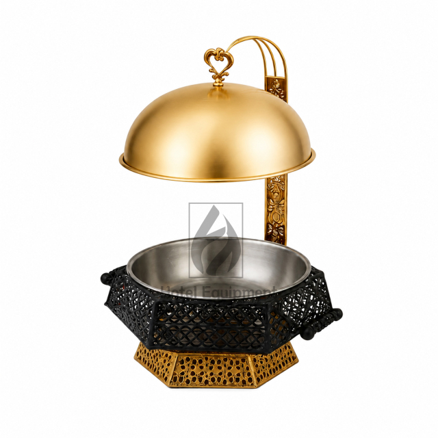 8L Luxury Hexagon Hanging Chafing Dish