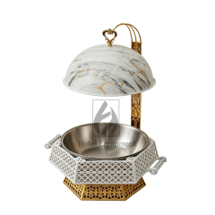 8L Luxury Hexagon Hanging Chafing Dish